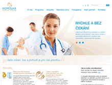 Tablet Screenshot of homolkapremiumcare.cz